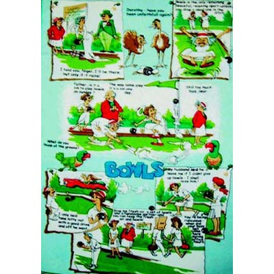 Bowls Tea Towel